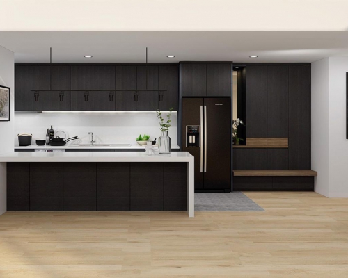 So sánh tủ bếp laminate và tủ bếp acrylic